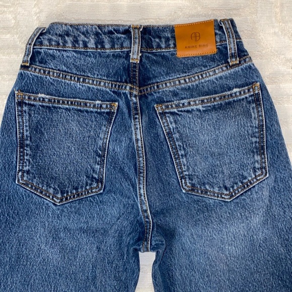 Anine Bing Sonya High Waist Slim Jeans - Picture 4 of 16